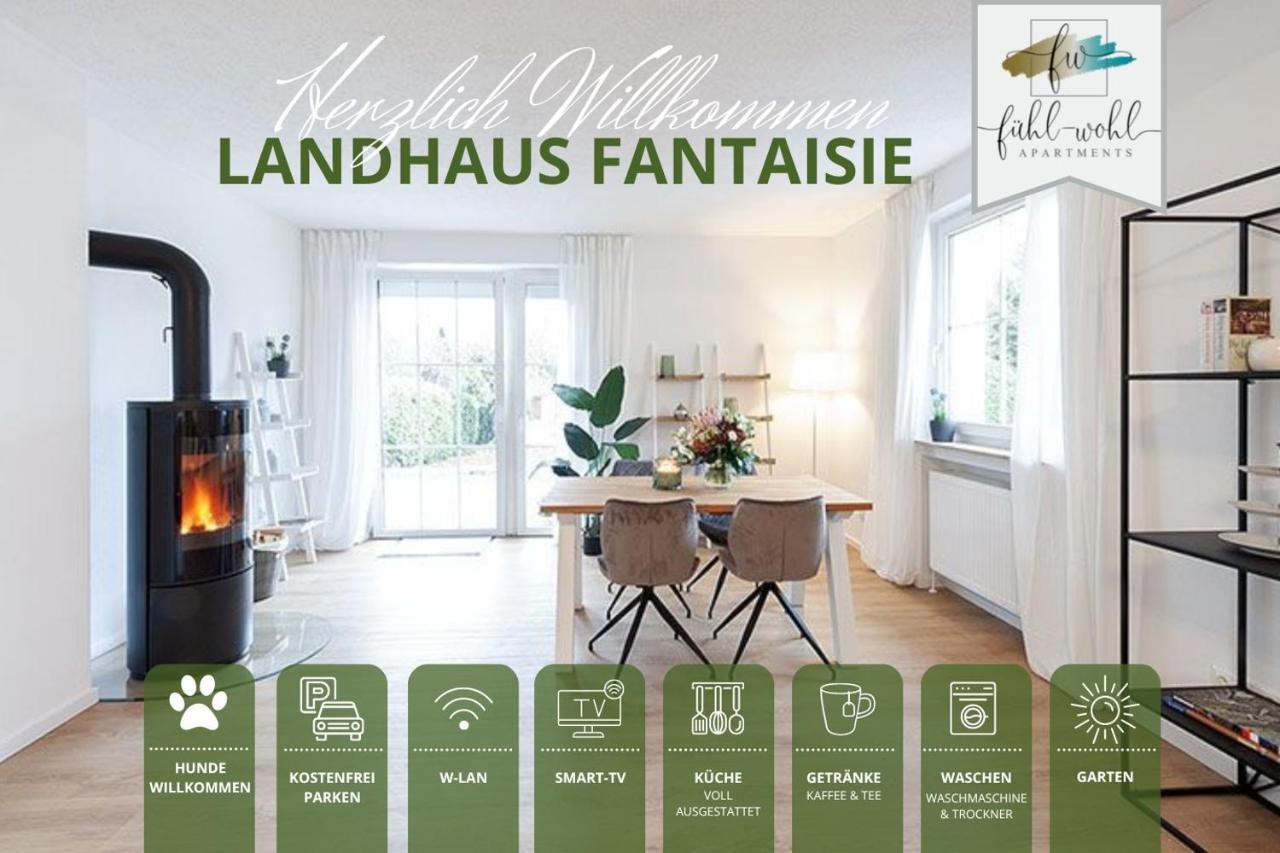 Ferienhaus Fantaisie - Wohnen Nahe Schlosspark -Stadtgrenze Bayreuth Fuer 1-5 Pers, Hunde Willkommen, Voll Eingezaeunt Eckersdorf Extérieur photo